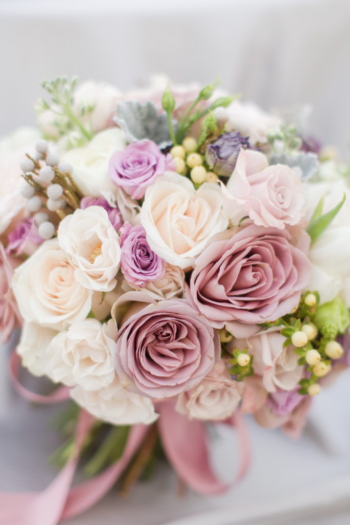 lavender bridal bouquet